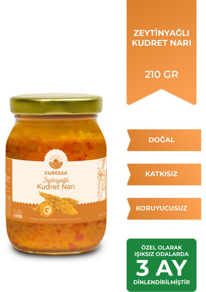 Güçlü İkili Zeytinyağlı Kudret Narı 210 gr ve Ballı Kudret Narı 245 gr (Momordica)