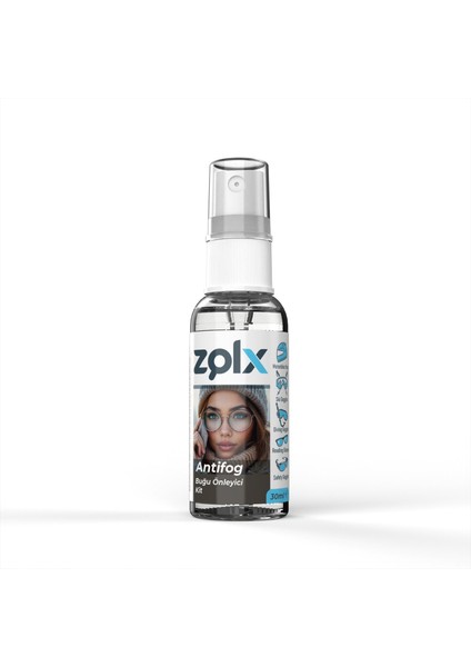 Antifog Buğu Önleyici 30ML+15*18 Temizleme Bezi Motorsiklet Vizörü, Dalış Gözlüğü, Kayak Gözlüğü, İş Güvenliği Gözlüğü, Kitap Gözlüğü Buğu Önleyici Antifog Kit.