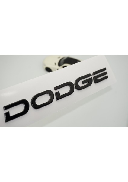 Dodge Bagaj Siyah Abs 3m 3D Custom Yazı Logo Amblem