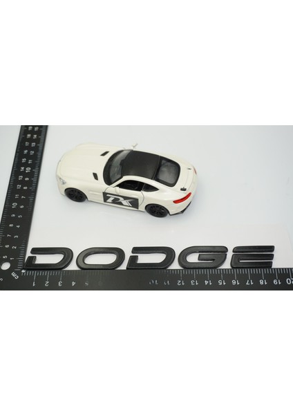 Dodge Bagaj Siyah Abs 3m 3D Custom Yazı Logo Amblem