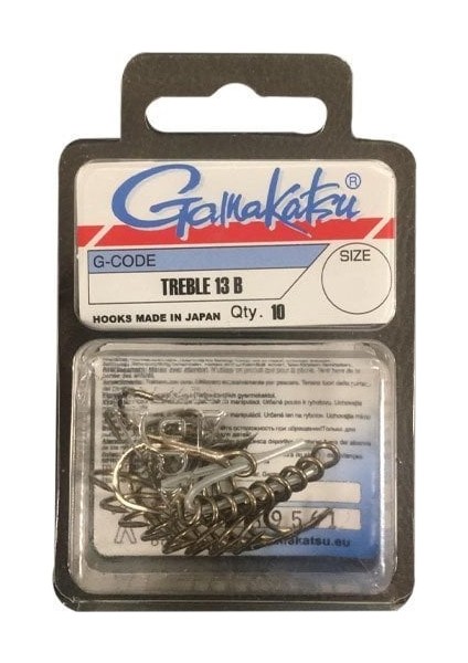 Gamakatsu Treble Hook 13B No:8 Üçlü Iğne 1/10 fırsatları