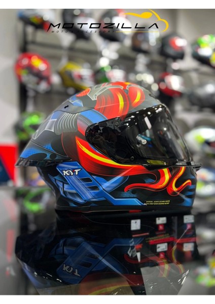 Tt-Revo Magnet Matt Kask Şeffaf Vizörlü