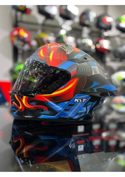 Tt-Revo Magnet Matt Kask Şeffaf Vizörlü modelleri