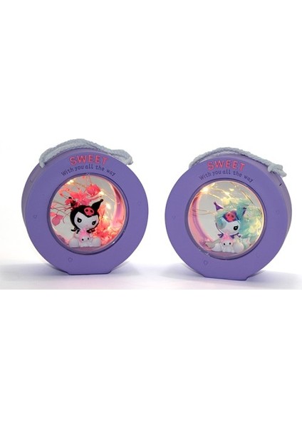 Polyester Kuromi Masa Üstü Lamba Model 2