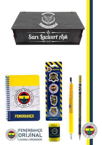 Orijinal Lisanslı Kalem Kalemtraş Bloknot Silgi Hediyelik Set