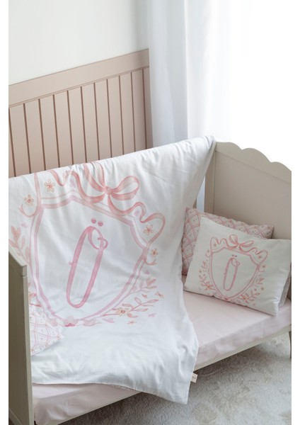 Harf Serisi Ö Harfi Bebek Nevresim Seti (100X150) - Noble Serie Pembe modelleri