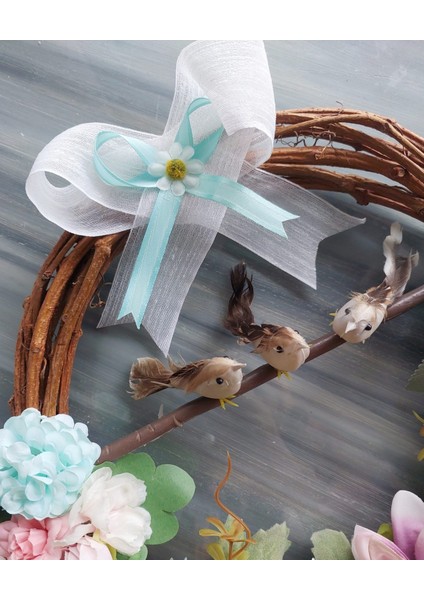 Pamuk Şekeri Kapı Süsü 35 cm, Çelenk, Kapı Çelenk, Ev Dekor, Kapı Süsü fiyatları