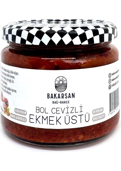Bakarsan Bağ Bahçe Bol Cevizli Ekmek Üstü 340 gr