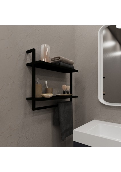 Havluluk Banyo Rafı Çok Amaçlı Banyo Rafı Dolabı Havluluk