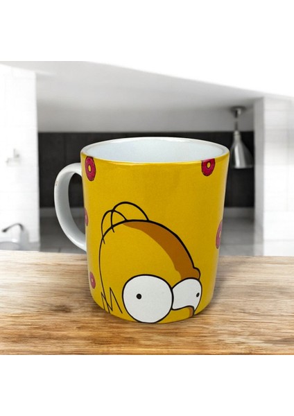 The Simpsons Full Baskılı Porselen Kupa Bardak