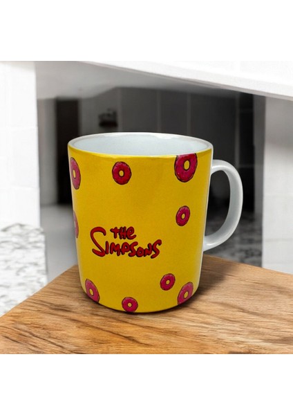 The Simpsons Full Baskılı Porselen Kupa Bardak
