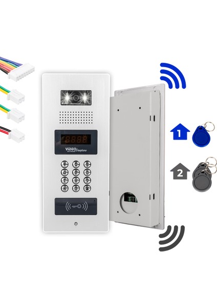 Powermaster 980C98RD Nfc Destekli Görüntülü Diafon Kapı Kilit Akıllı Ev Güvenliği Sistemi Vericisi fiyatları