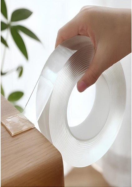 Çift Taraflı Bant Nano Bant Yıkanabilir Bant 19MM x 1 mt fiyatları