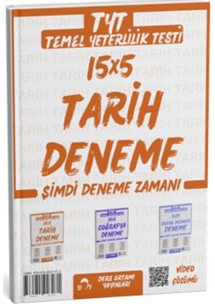 2025 Tyt Tarih 15 Deneme Tamamı Video Çözümlü