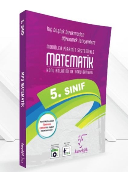 (Sınıf: 5) Matematik Mps (Modüler Piramit Sistemi) Konu Anlatımlı Soru Bankası Karekök Yayınları - Rıza Buğdayoğlu