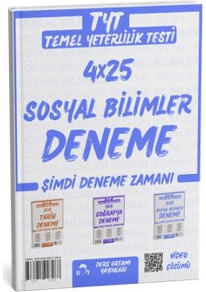 2025 Tyt Sosyal Bilimler 4 Deneme Tamamı Video Çözümlü
