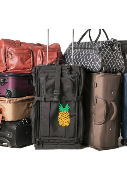 Ananas Bavul Etiketi - Ananas Valiz Etiketi - Çanta Etiketi - Bagaj Etiketi - Valiz Isimliği - Isimlik Etiket - Bavul Isimliği 1 Adet
