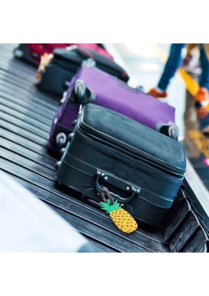 Ananas Bavul Etiketi - Ananas Valiz Etiketi - Çanta Etiketi - Bagaj Etiketi - Valiz Isimliği - Isimlik Etiket - Bavul Isimliği 1 Adet