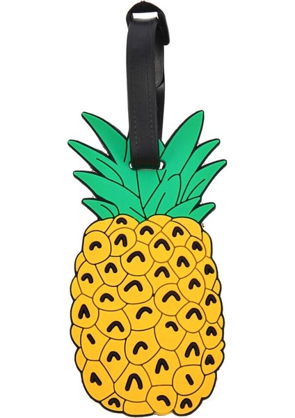 Ananas Bavul Etiketi - Ananas Valiz Etiketi - Çanta Etiketi - Bagaj Etiketi - Valiz Isimliği - Isimlik Etiket - Bavul Isimliği 1 Adet