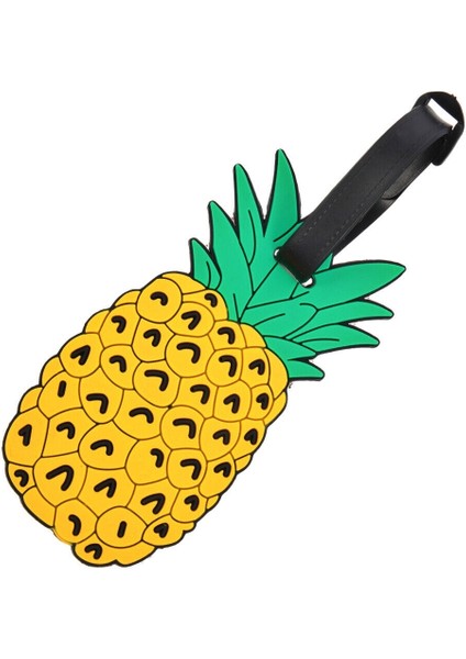 Ananas Bavul Etiketi - Ananas Valiz Etiketi - Çanta Etiketi - Bagaj Etiketi - Valiz Isimliği - Isimlik Etiket - Bavul Isimliği 1 Adet