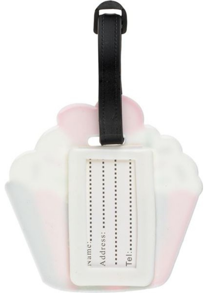 Cupcake Bavul Etiketi - Cupcake Valiz Etiketi - Çanta Etiketi - Bagaj Etiketi - Valiz Isimliği - Isimlik Etiket - Bavul Isimliği 1 Adet
