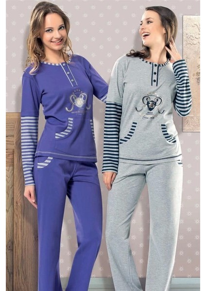Berrak Bayan Kışlık Pijama Takımı 5290