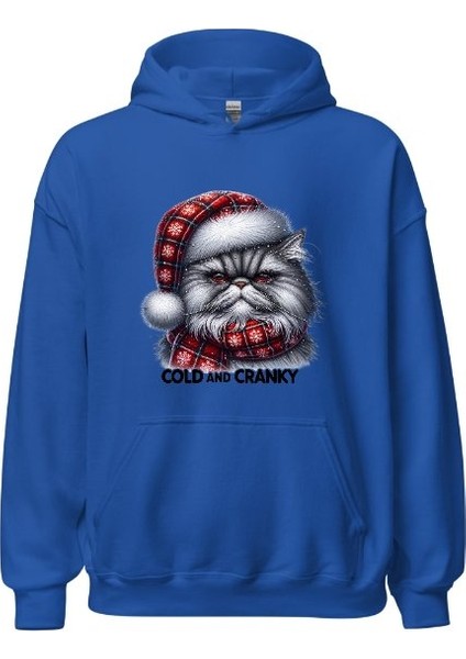 Cats Aold And Cranky - Kedi Hoodie Kapşonlu Sweatshirt fırsatları