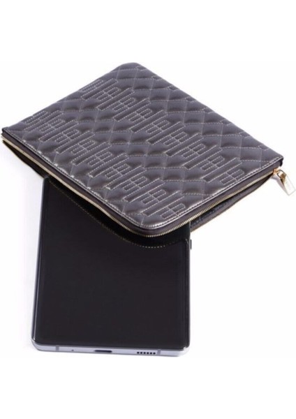 Gri Tablet Clutch