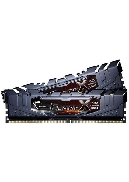 Gskıll 16GB (2x 8gb) Ddr4 3200MHZ CL16 Dual Kıt Pc Ram Flare x F4-3200C16D-16GFX (Amd Uyumlu)