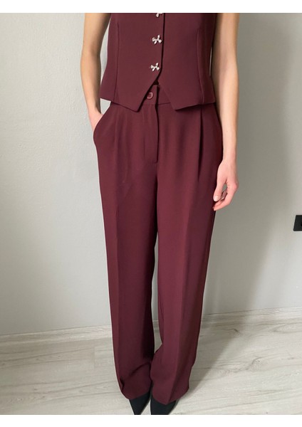 Fiyonk Taşlı Yelek Pantolon Takım fırsatları