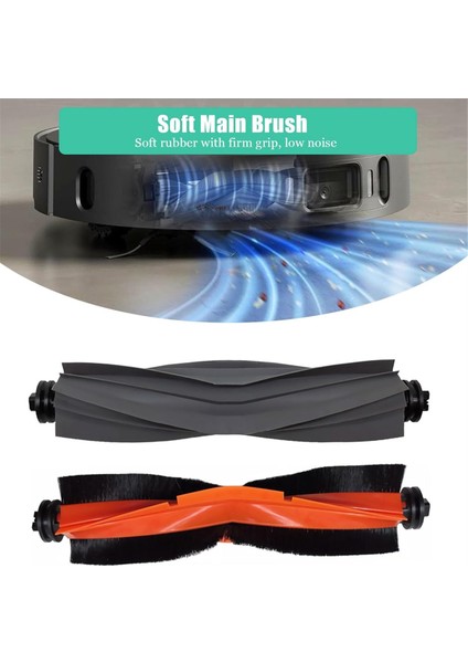 Dreame L10S Pro Ultra Heat / X30 Ultra / X30 Pro Plus/ X30 Pro Ultra Elektrikli Süpürge Ana Yan Fırça Filtre Paspaslar (Yurt Dışından) modelleri