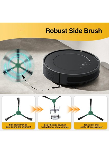 Irobot Roomba Essential Serisi Y0110 Y0140, Q0120 Q011 Robot Süpürge Ana Yan Fırça Hepa Filtreler Aksesuarlar (Yurt Dışından) modelleri