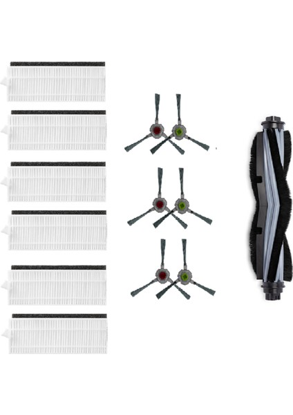 Ecovacs Yeedi K600/K700/K680 Süpürme Robotu Aksesuarları Temizleyici Parçaları Değişimi Için 13 Adet (Yurt Dışından)