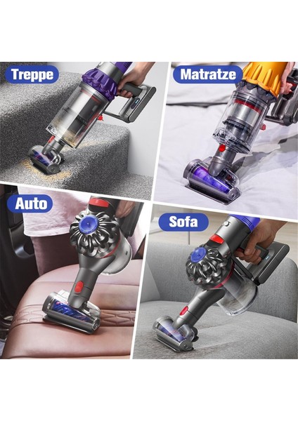 Dyson V7 V8 V10 V11 V15 Elektrikli Süpürge Için Elektrikli Yatak Toz Akarı Fırçası Anahtar Kilidi ile Motorlu Alet Fırça Başlığı (Yurt Dışından) modelleri