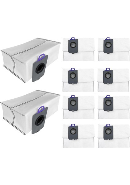 Narwal Freo Z Ultra ile Uyumlu 10 Paket Vakum Torbası, Narwal Freo Z Ultra Için Özel Yedek Toz Torbası (Yurt Dışından)