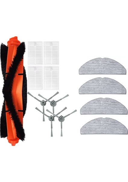 Lubluelu L20 / Honiture V8 Pro / Conga 7490 Ultimate X-Treme Genesis Ana Yan Fırça Hepa Filtre Paspas Parçaları Için (Yurt Dışından)