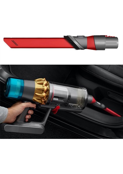 Dar Alan Fırçası Aleti + Dyson V7/V8/V10/V11/V12/V15 Elektrikli Süpürge Yedek Parçaları Için Uzatma Hortumu Garip Alan Aleti (Yurt Dışından)
