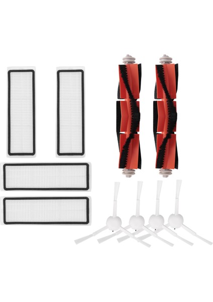 10 Adet Ana Fırça Yan Fırçalar Filtreler Xiaomi Mijia 1c STYTJ01ZHM Robot Süpürge Parçaları Aksesuarları (Yurt Dışından)