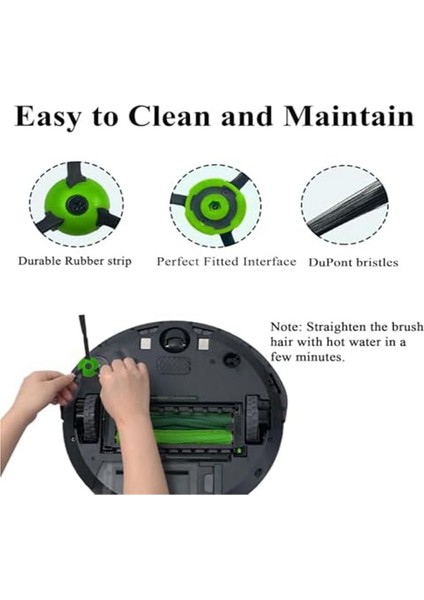 Kenar Süpürme Fırçalarının Değiştirilmesi Irobot Roomba I & J & E Serisi Tüm Modellerle Uyumlu, Yan Fırça Aksesuarları (Yurt Dışından) modelleri