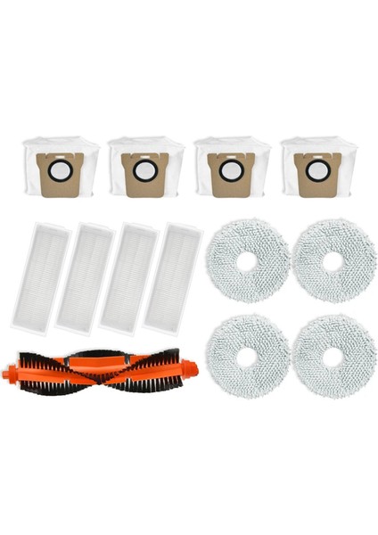 Xiaomi Mijia M30 PRO/C107 Robot Vakum Yedek Parçalar Ana Fırça Hepa Filtre Paspas Bezi Toz Torbası Aksesuarları (Yurt Dışından)