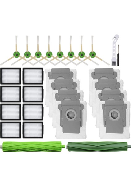 Irobot Roomba Için Yedek Aksesuarlar Kiti I7 I7+ I3 I3+ I4 I4+ I6 I6+ I8 I8+ J7 J7+ E5 E6 E7 Robot Süpürge A (Yurt Dışından)