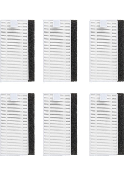 6 Adet Hepa Filtre Conga 1090 Robotlu Süpürge Parçaları Aksesuarları Yedek Filtreler Vakum Parçaları (Yurt Dışından)