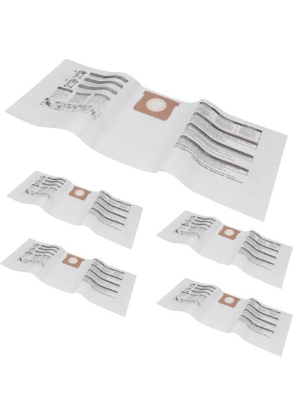 5 Paket Yedek Islak/kuru Vakum Torbaları Shop-Vac Ridgid Için Toz Torbaları 5-8 Galon Vakum 9066100 90661 906-61 (Yurt Dışından) fırsatları