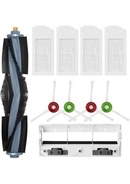 Ecovacs Deebot T10 Turbo Robotlu Süpürge Yedek Parça Aksesuarları Ana Fırça Yan Fırça Hepa Filtre (Yurt Dışından)