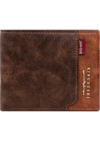 Erkek Cüzdan Kısa Cüzdan Iş Üç Katlı Ince Buzlu Büyük Kapasiteli Cüzdan (Yurt Dışından) fırsatları