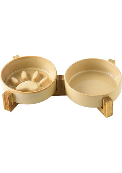 Yavaş Yemek Kasesi Pet Yavaş Yemek Tepsisi Boğulma Önleyici Yavaş Yemek (Yurt Dışından)