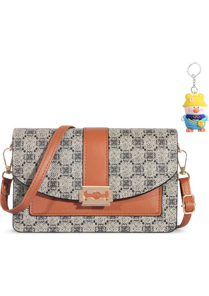 Bayan Omuz Çantası Gündelik Moda Crossbody Çanta Büyük Kapasiteli Hafif Çok Fonksiyonlu Para Cüzdanı (Yurt Dışından)