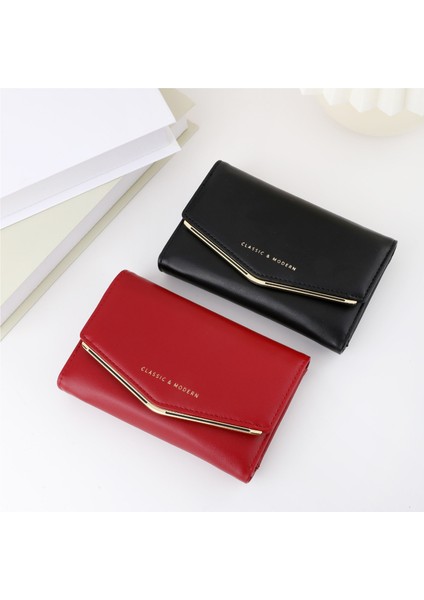 Moda Bayan Cüzdan Çoklu Kart Yuvası Bayanlar Clutch Kart Tutucu (Yurt Dışından)