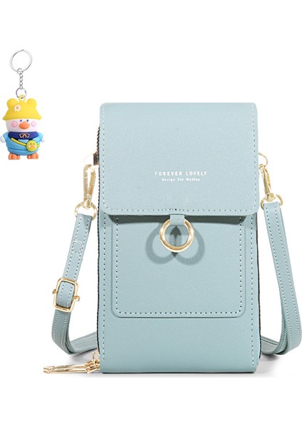 Dokunmatik Ekranlı Cep Telefonu Çantası Kadın Dikey Crossbody Çantası Cep Telefonu Çantası Çok Fonksiyonlu (Yurt Dışından)