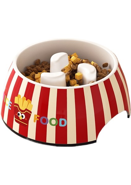 Köpekler ve Kediler Için Yavaş Yemek Kasesi Pet Dökülme ve Boğulma Önleyici (Yurt Dışından)